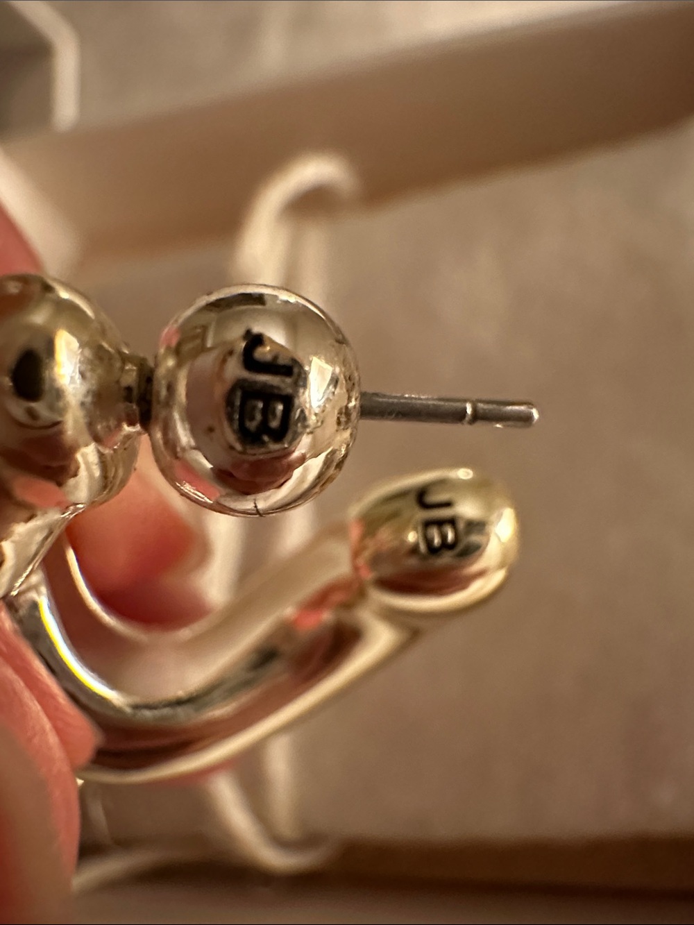Jenny Bird - Silver Hoops - Picture 3 of 3